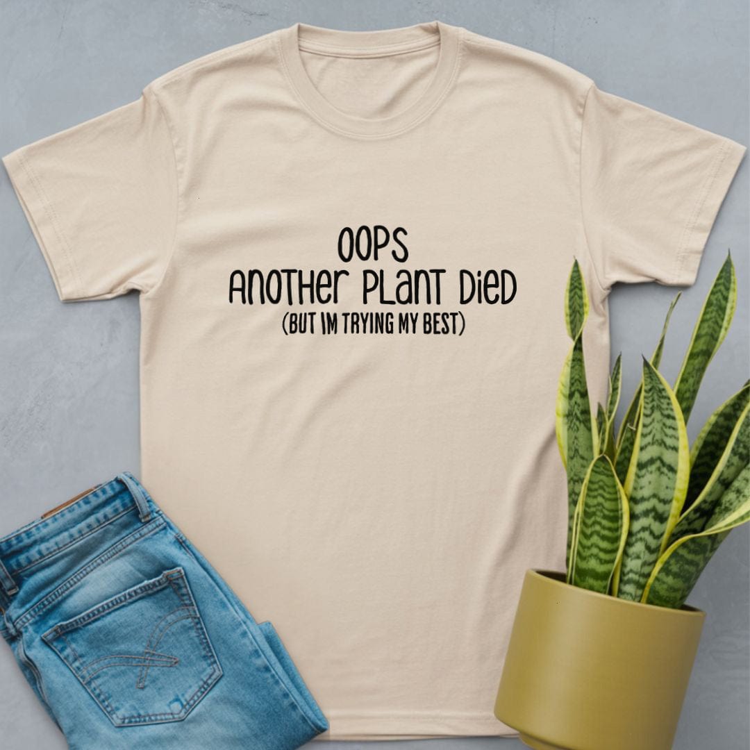 Another Plant Died Shirt Natural / S