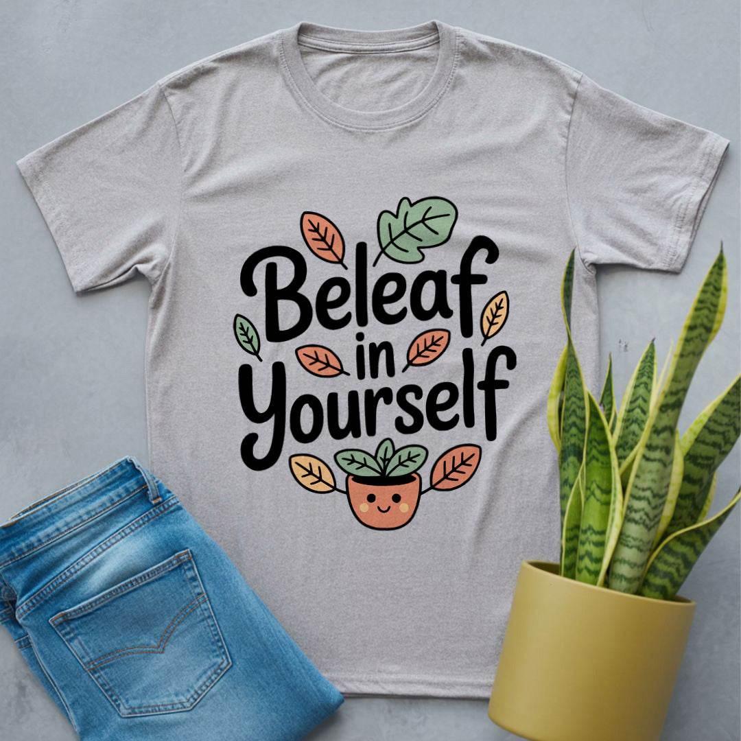 Beleaf in Yourself Shirt Sport Grey / S