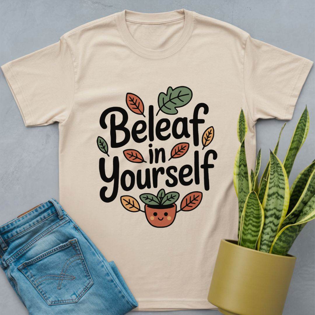Beleaf in Yourself Shirt Natural