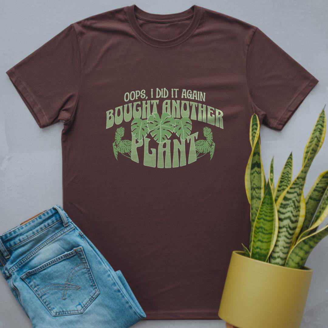 Bought Another Plant Shirt Dark Chocolate / S