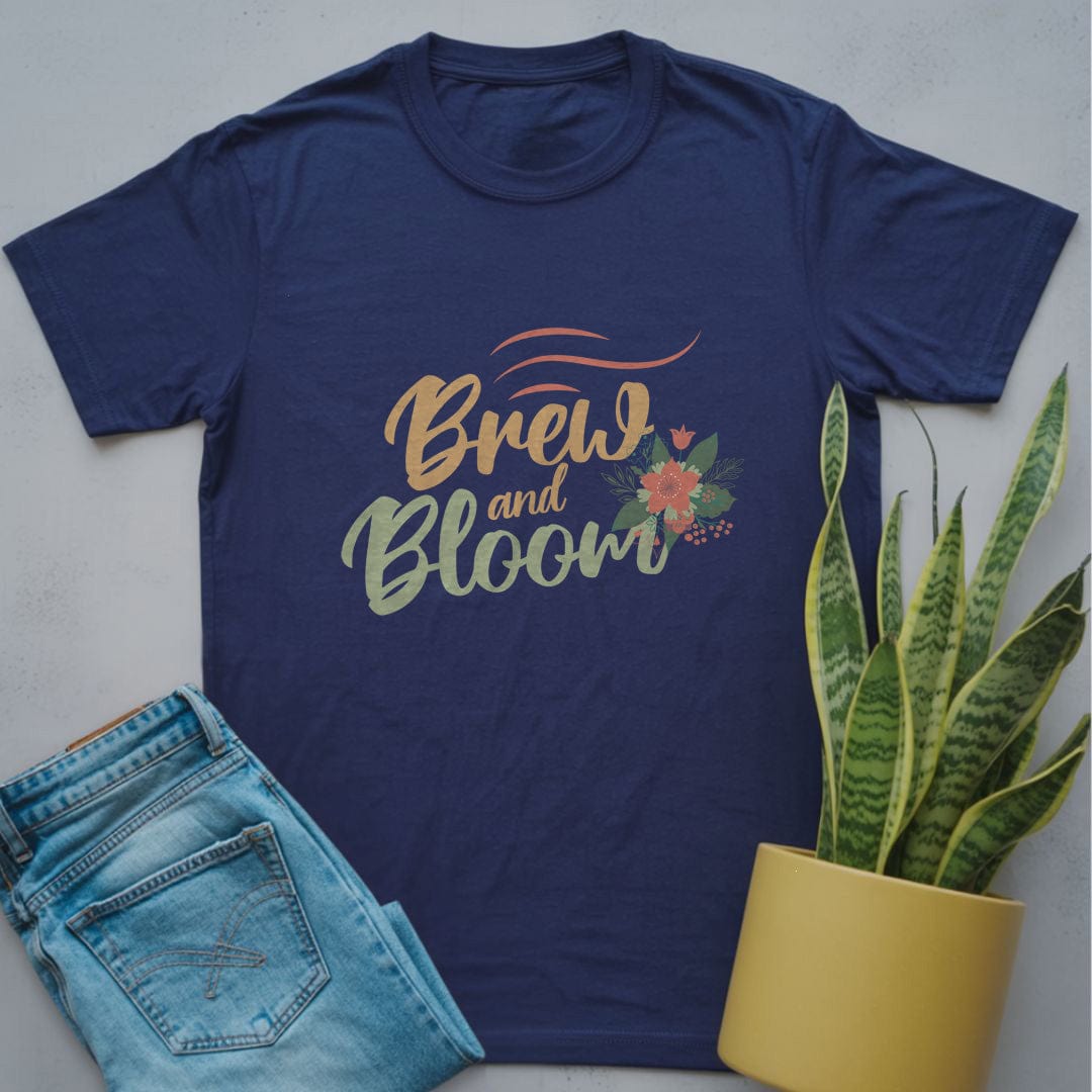Brew & Bloom Shirt Navy / S