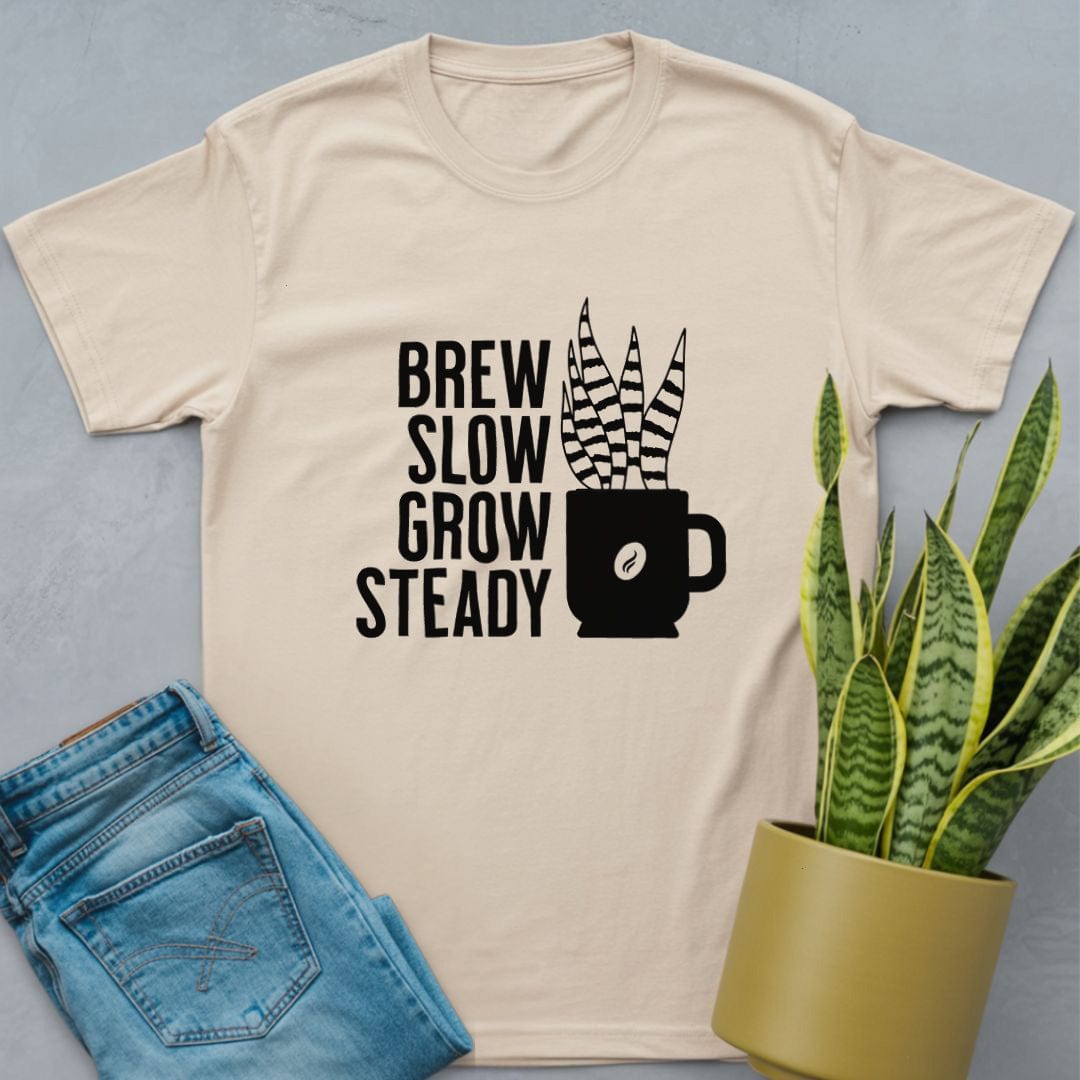 Brew Slow Grow Steady Shirt Natural / S