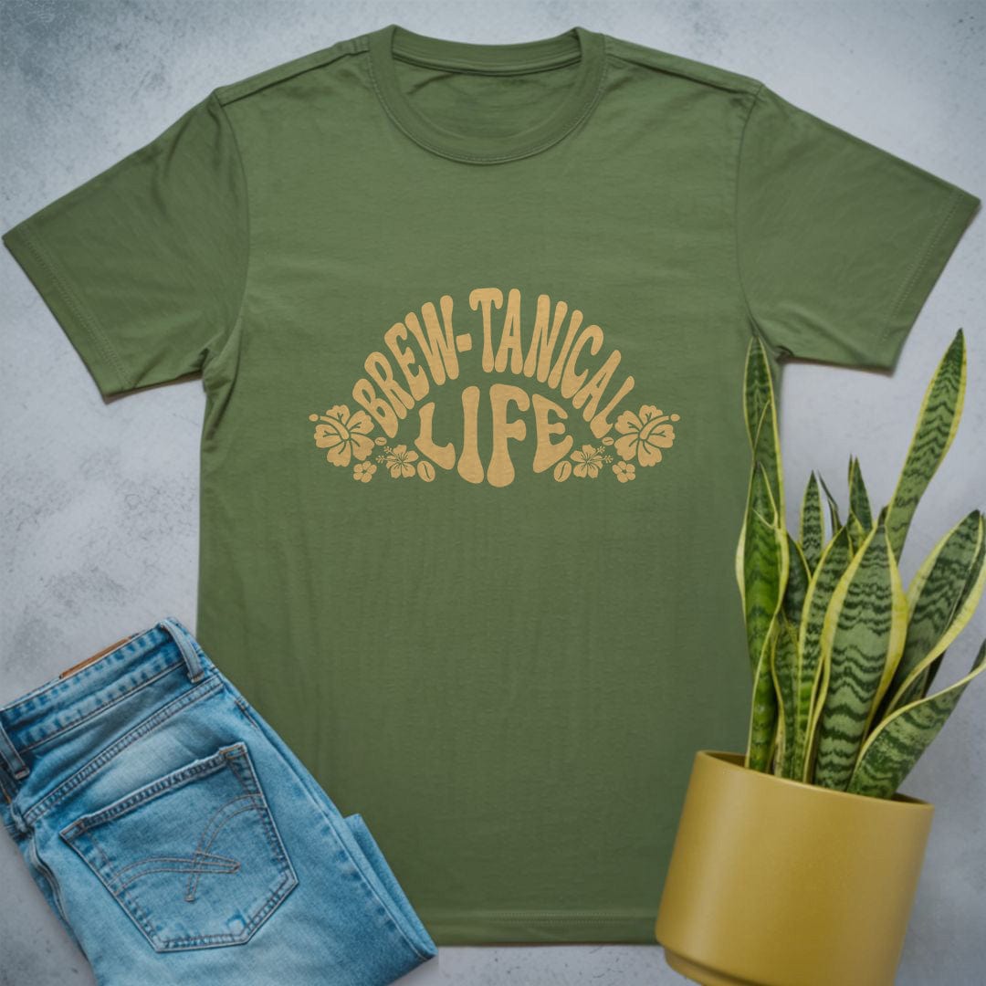 Brewtanical Life Shirt Military Green / S