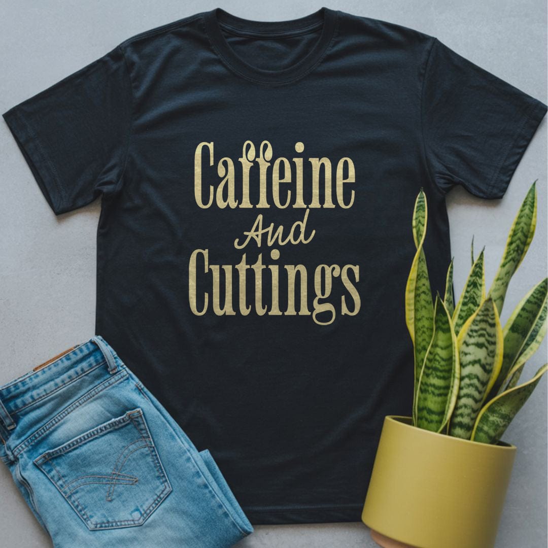 Caffeine and Cuttings Shirt Black / S
