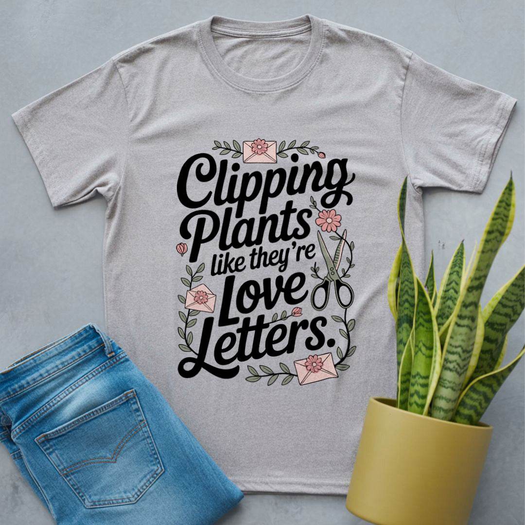 Clipping Plants With Love Shirt Sport Grey / S