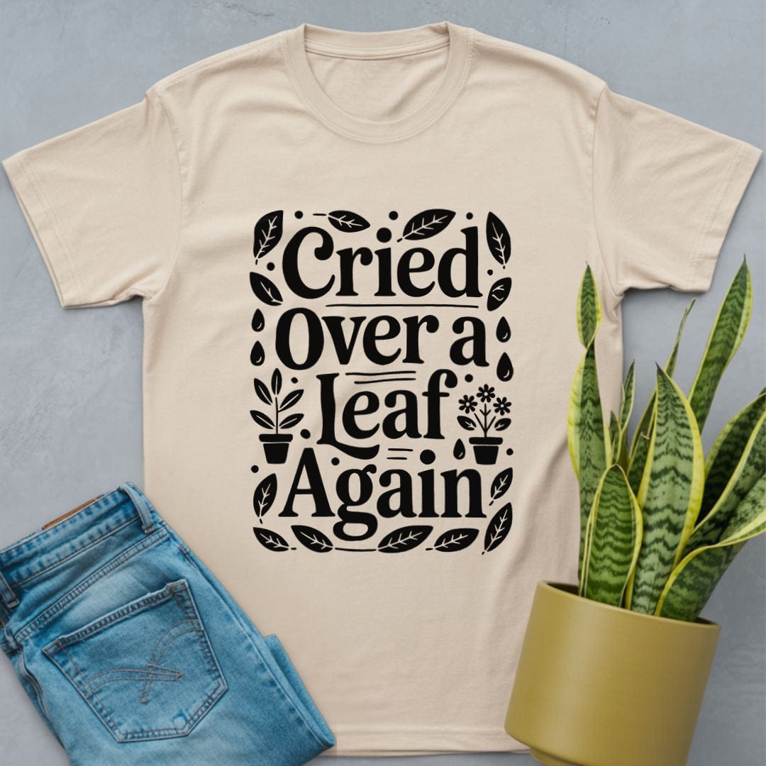 Cried Over a Leaf Shirt Natural / S