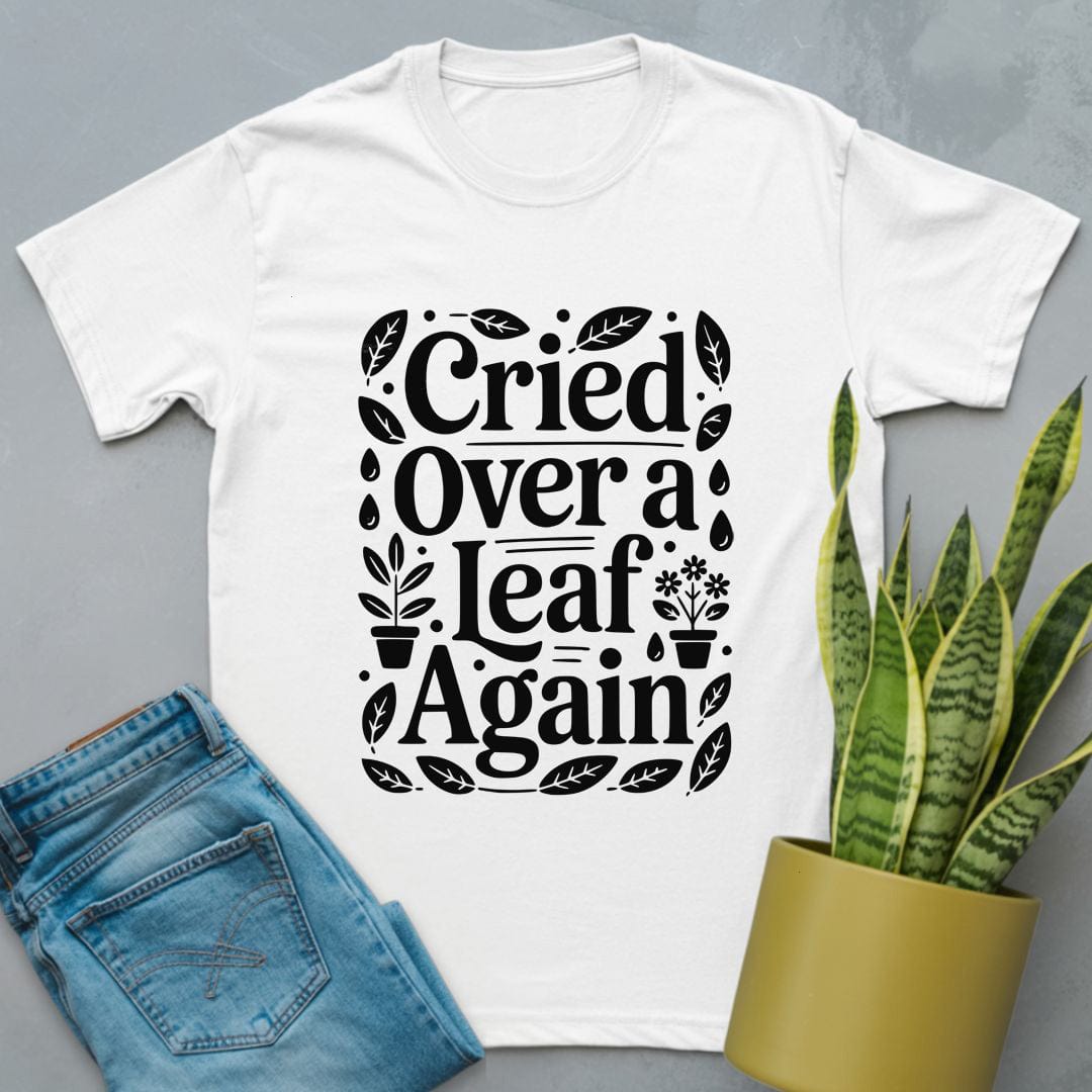 Cried Over a Leaf Shirt White / S