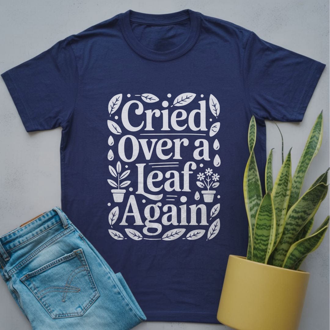 Cried Over a Leaf Shirt Navy / S
