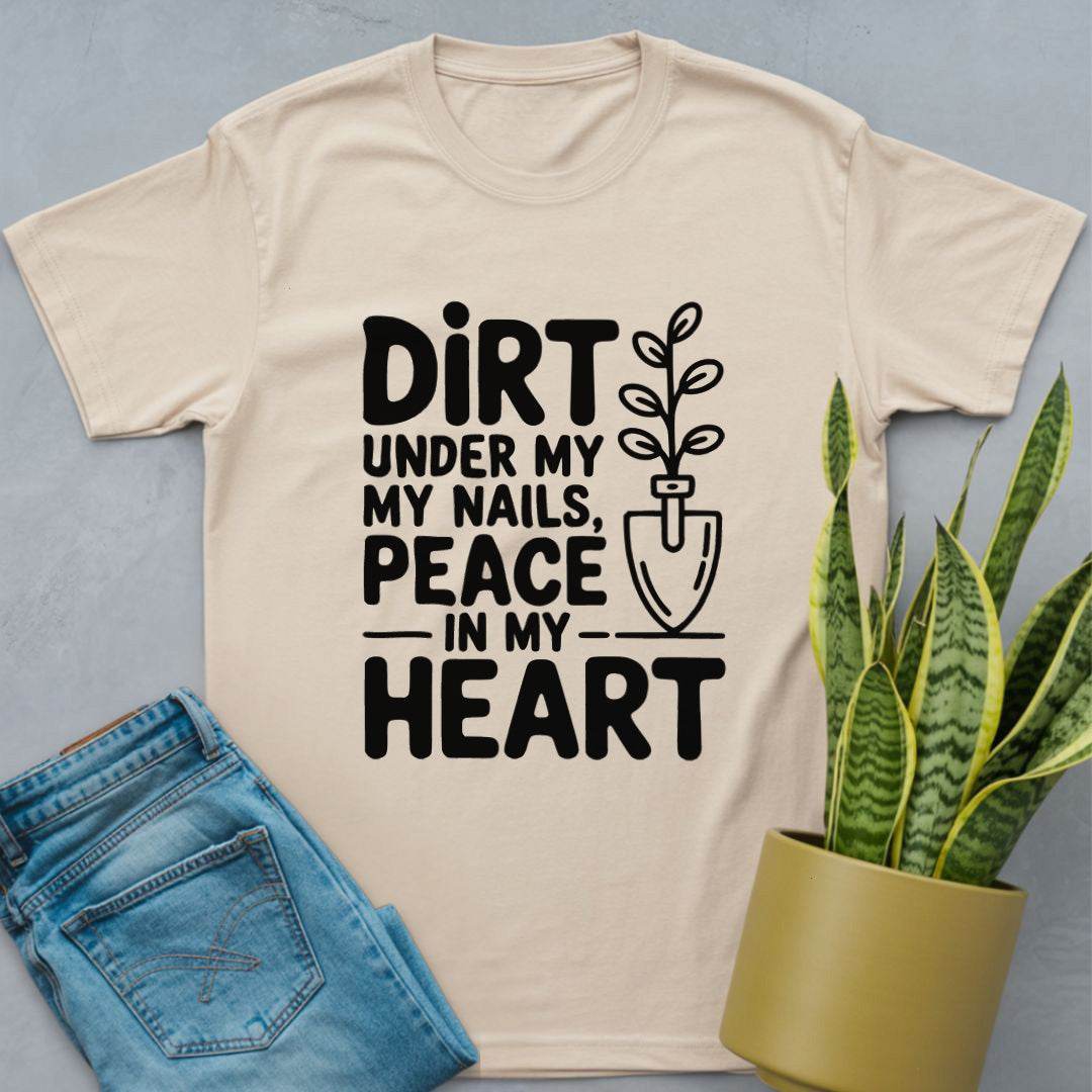 Dirt & Peace Plant Lover Shirt Natural / S