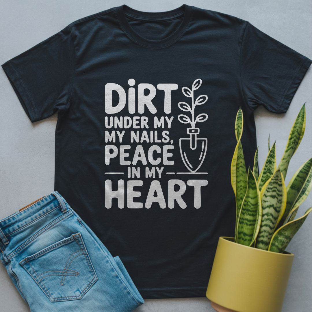 Dirt & Peace Plant Lover Shirt Black / S