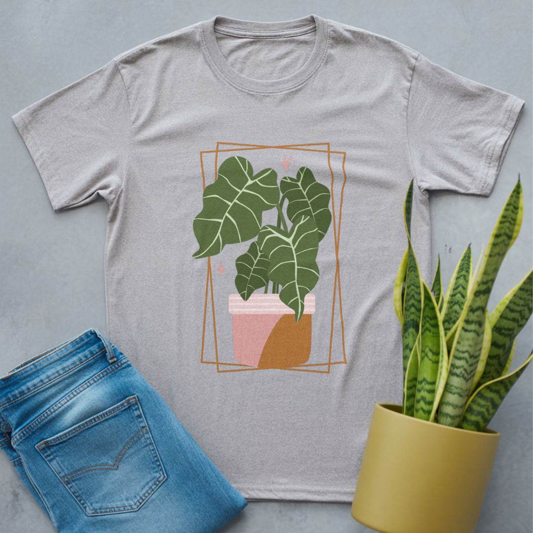 Framed Philodendron Shirt Sport Grey / S