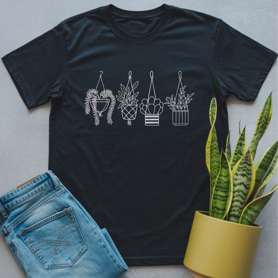 Hanging House Plant Shirt Black / S