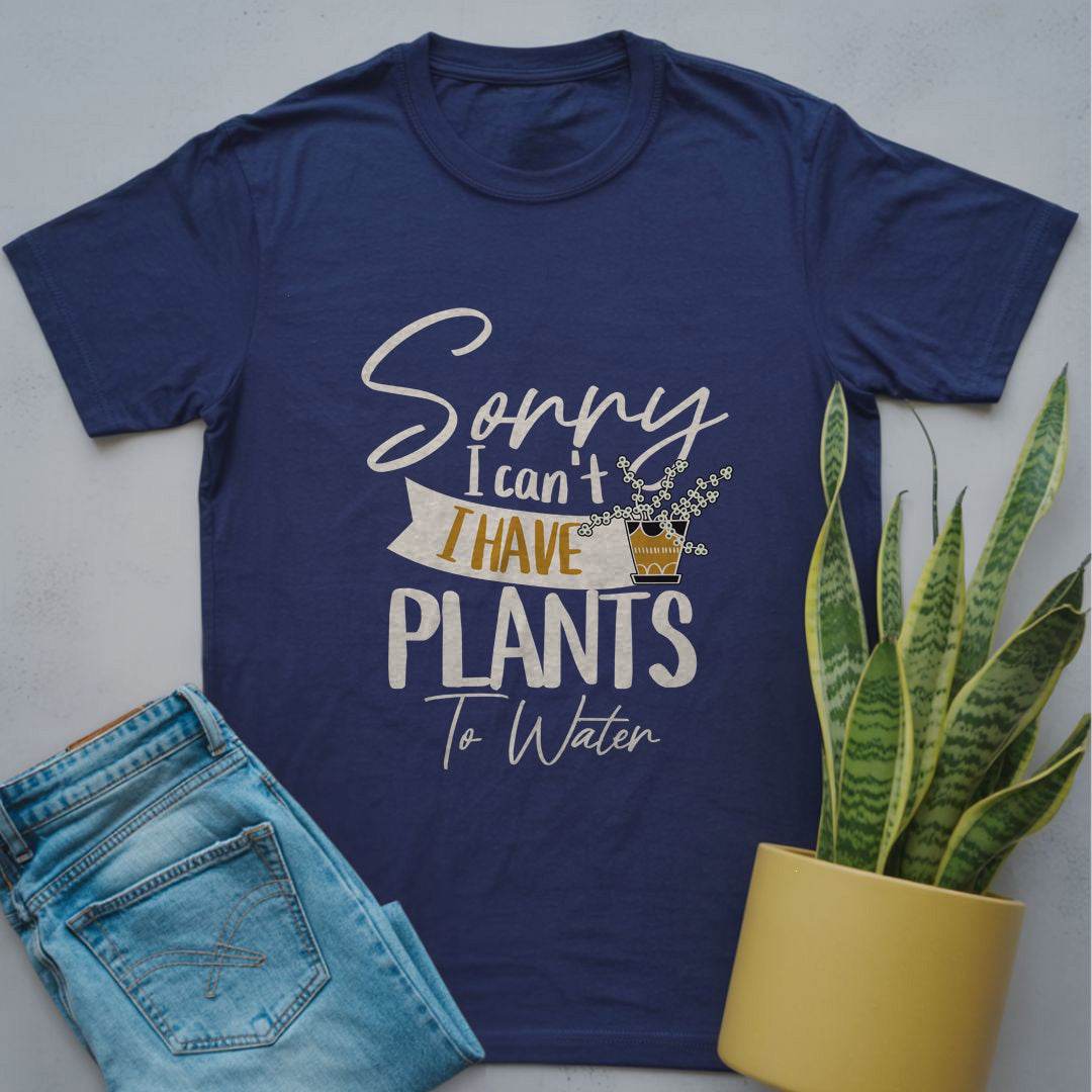 Have Plants to Water Shirt Navy / S