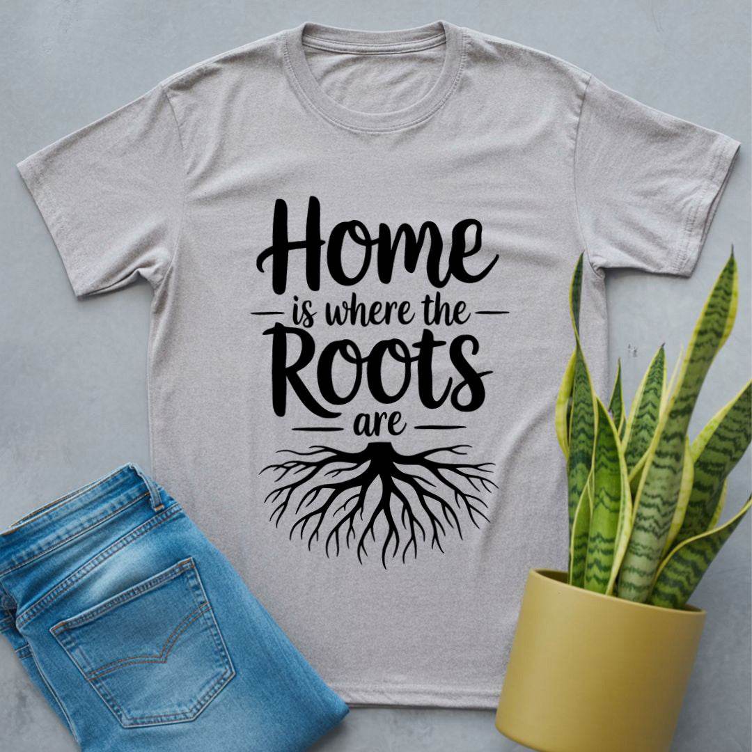 Home is Where the Roots Are Shirt Sport Grey / S