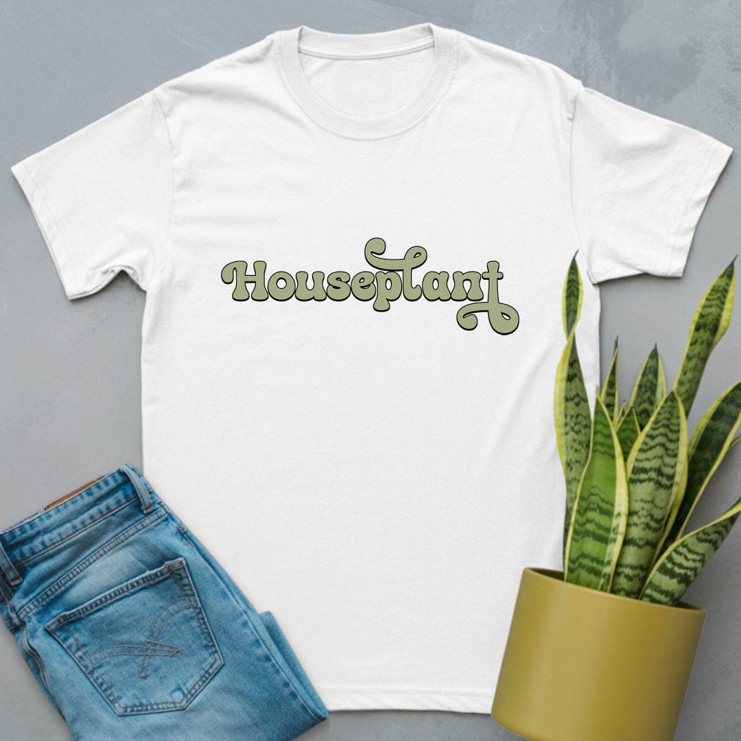 Houseplant Minimalist Shirt White / S