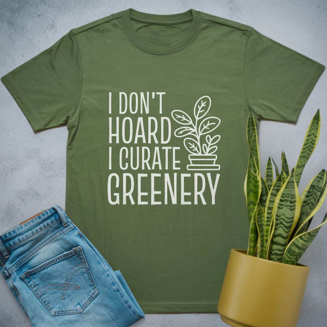 I Curate Greenery Shirt Military Green / S