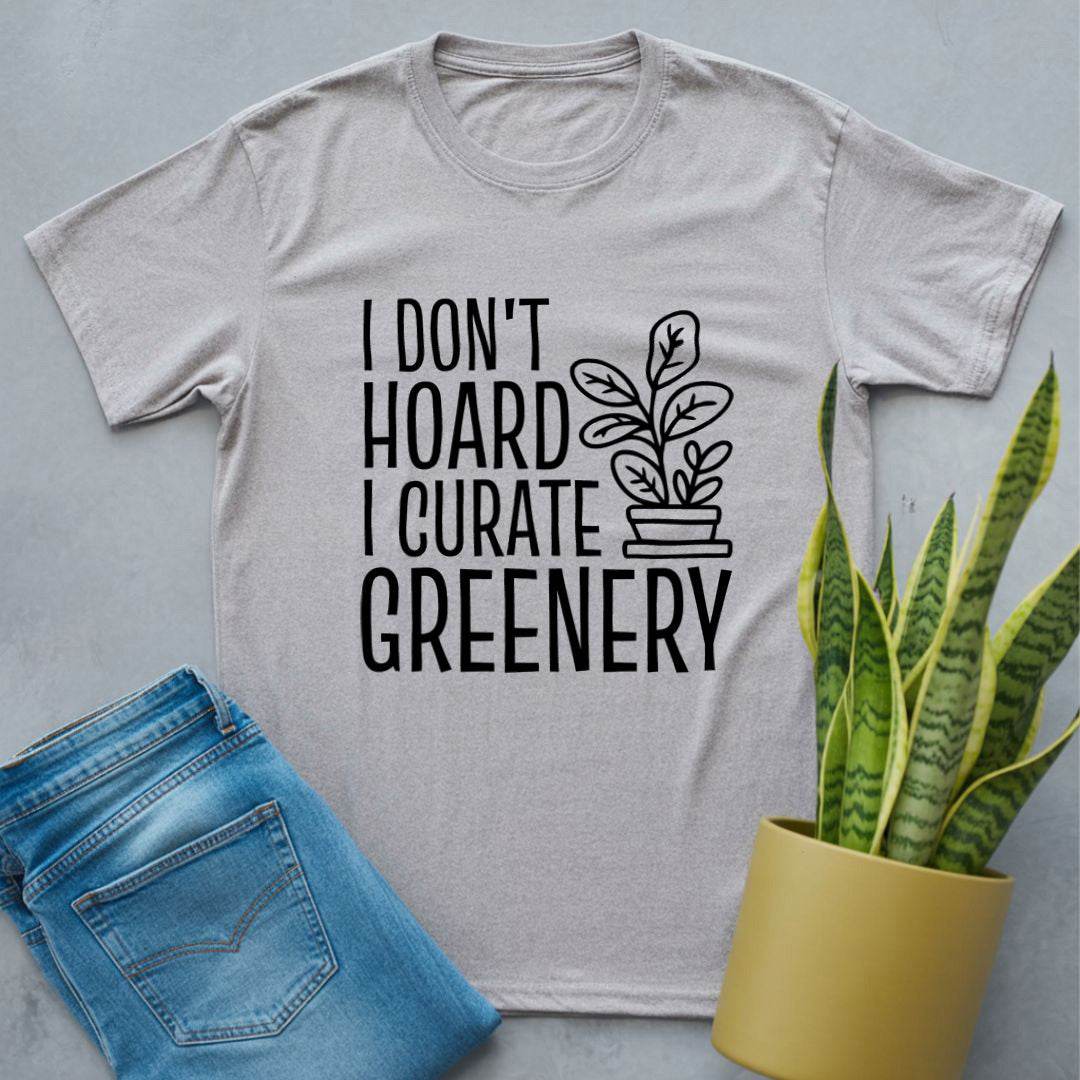I Curate Greenery Shirt Sport Grey / S