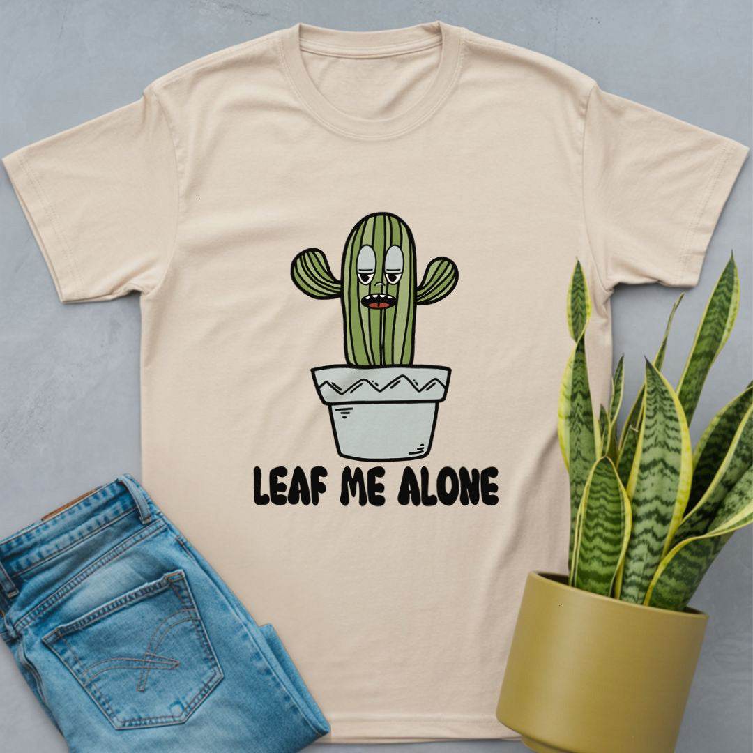 Leaf Me Alone Shirt Natural / S
