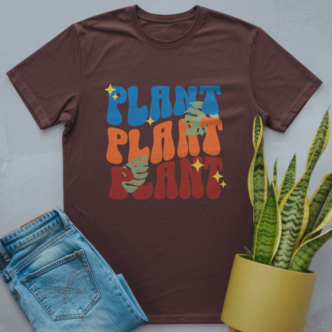 Leafy Plant Bliss Shirt Dark Chocolate / S