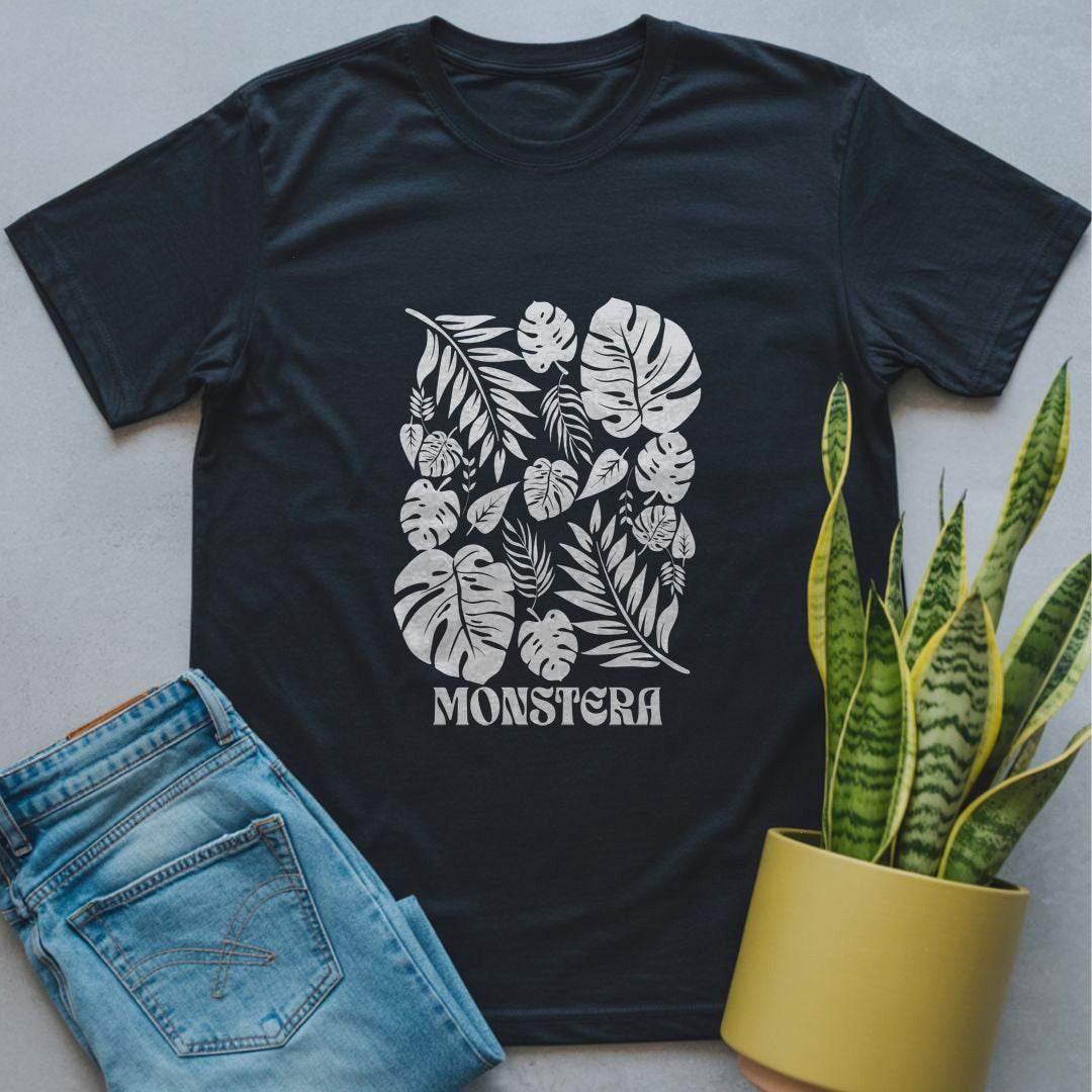 Monstera Dreams Shirt Black / S