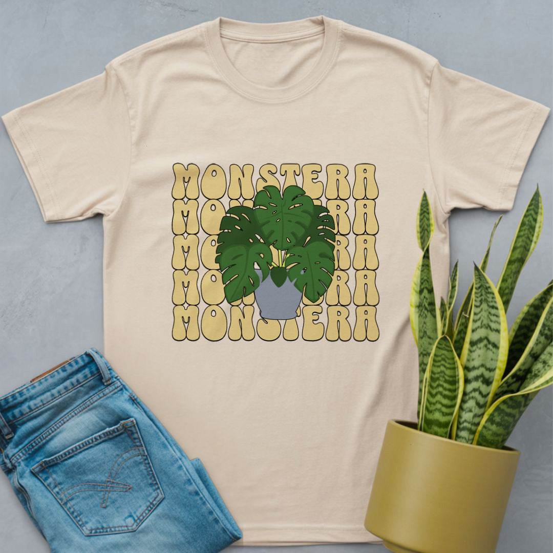 Monstera Paradise Shirt Natural / S
