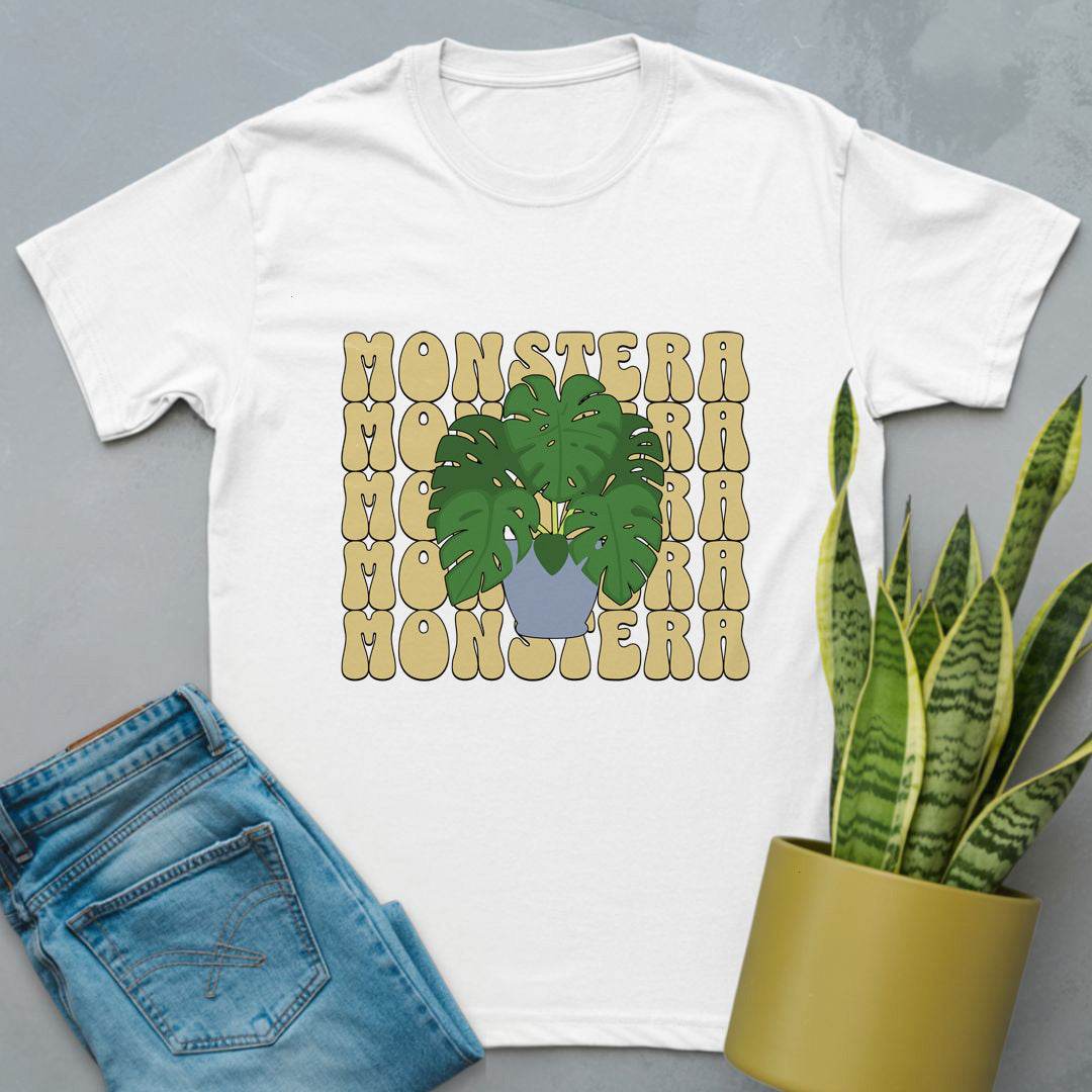 Monstera Paradise Shirt White / S