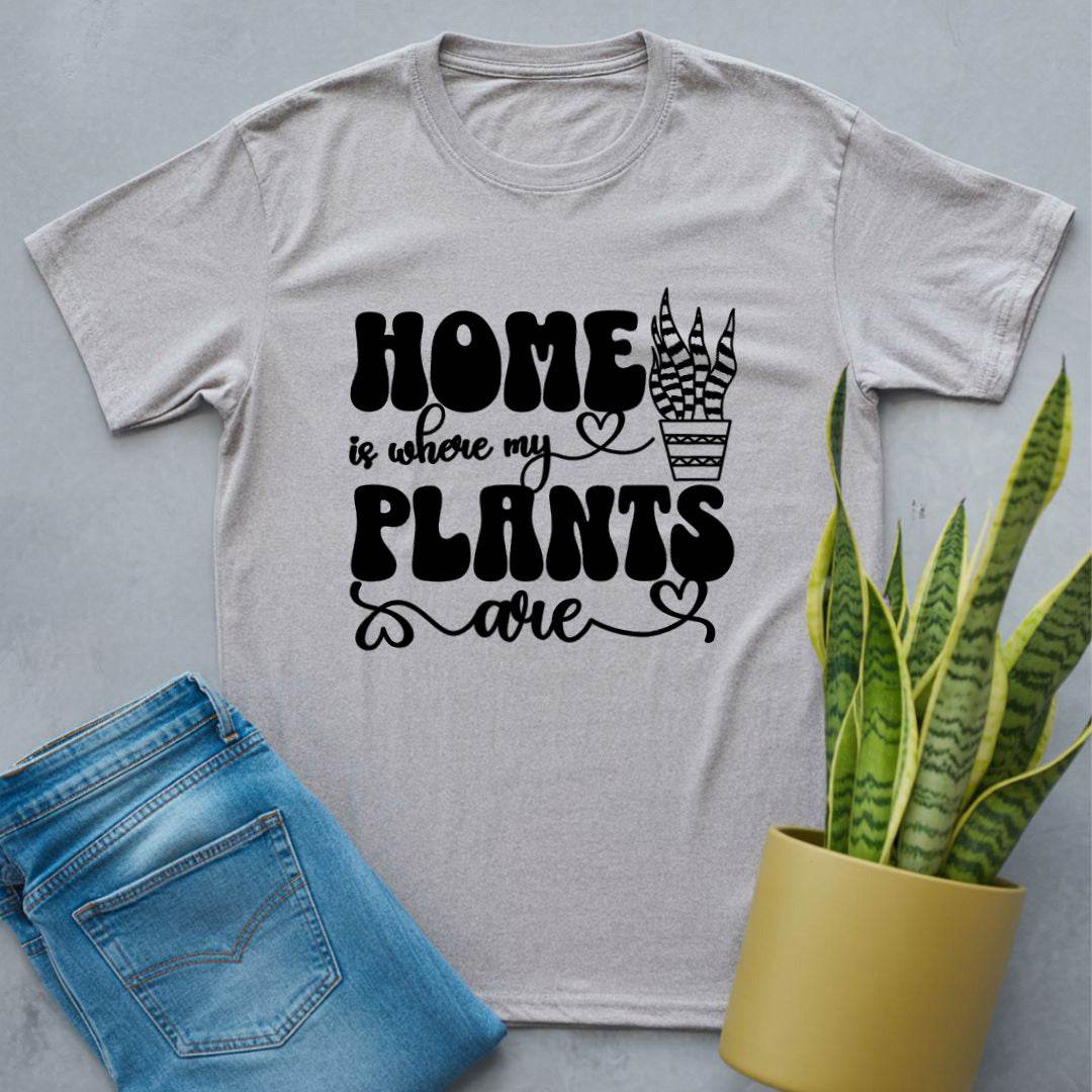 My Plants My Home Shirt Sport Grey / S