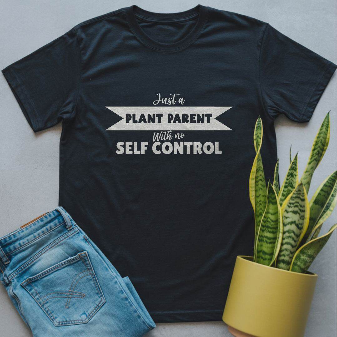No Self-Control Plant Parent Shirt Black / S