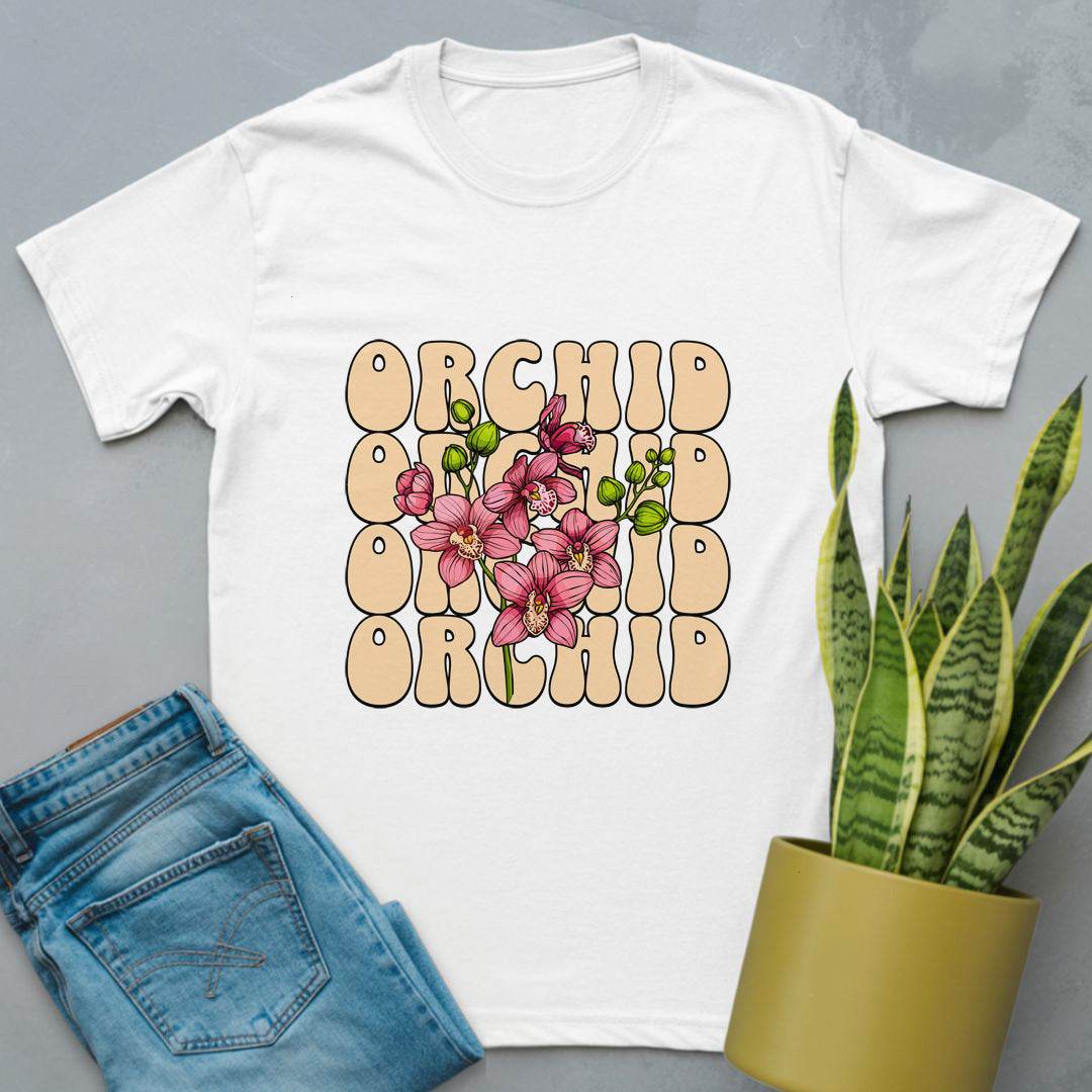 Orchid Retro Shirt White / S