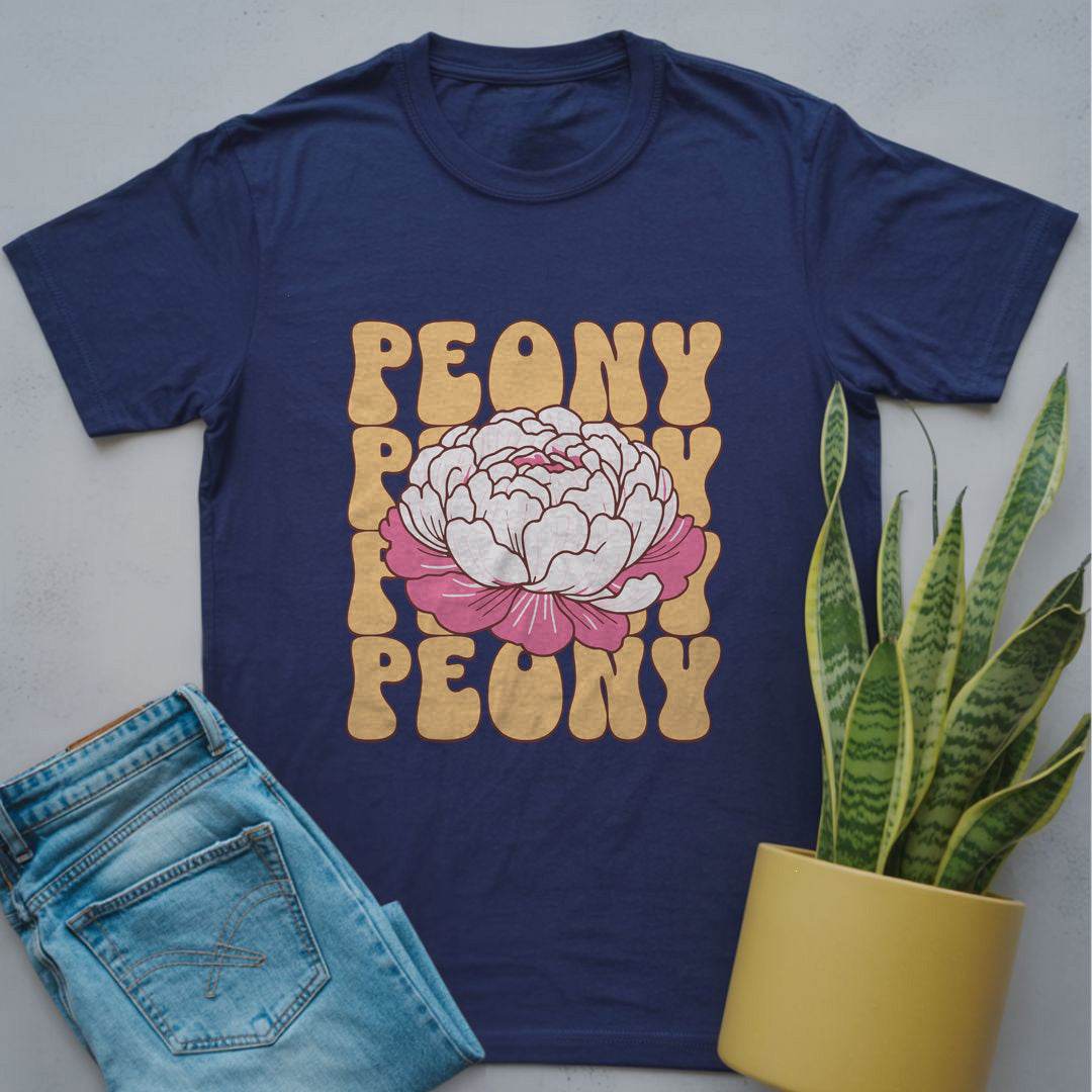 Peony Retro Shirt Navy / S