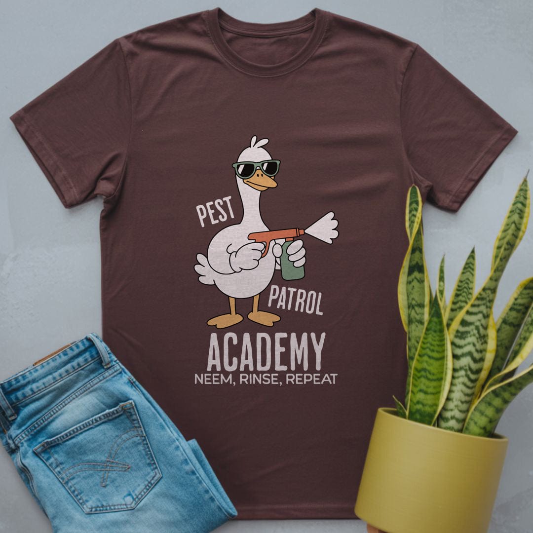 Pest Patrol Academy Shirt Dark Chocolate / S