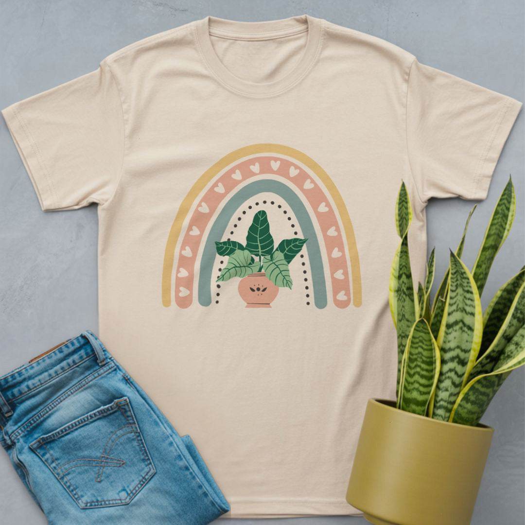 Philodendron Rainbow Lover Shirt Natural / S