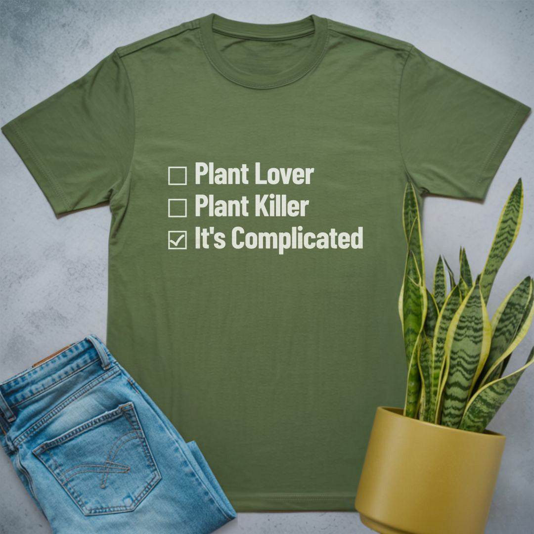 Plant Lover or Plant Killer Shirt Military Green / S
