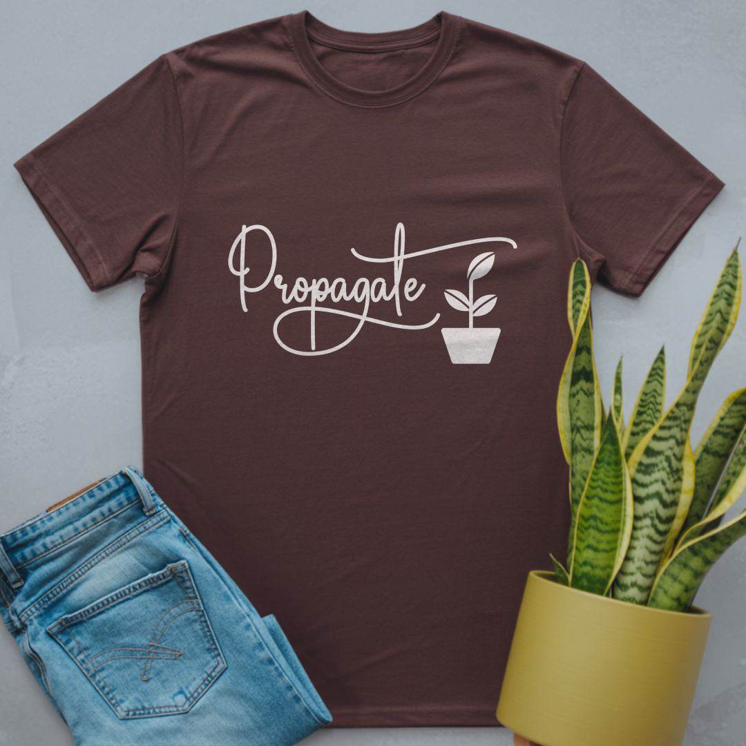 Plant Parent Propagation Shirt Dark Chocolate / S
