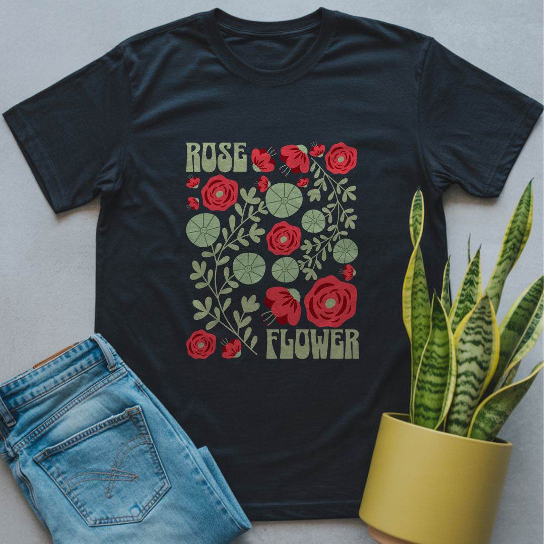 Rose Bloom Dream Shirt Black / S