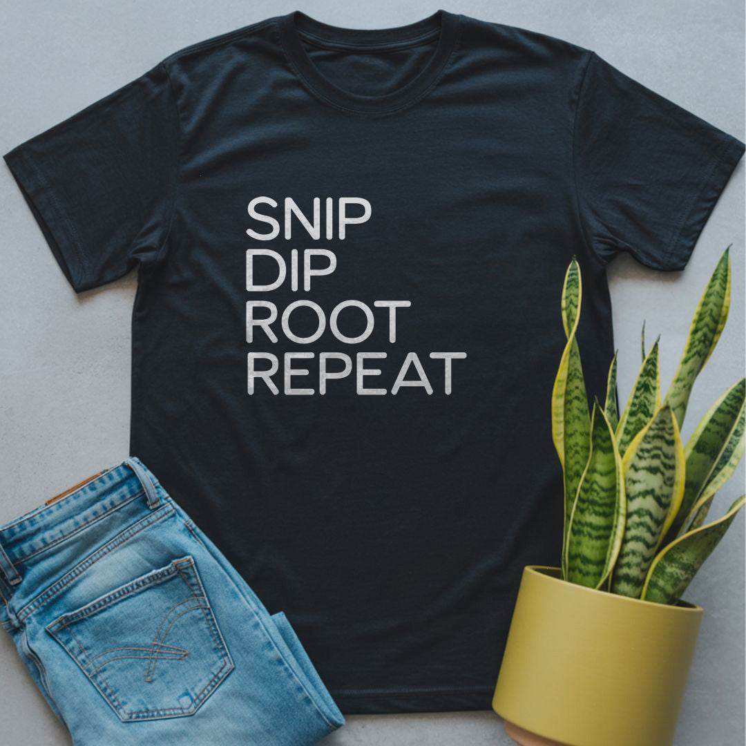 Snip Dip Root Repeat Shirt Black / S