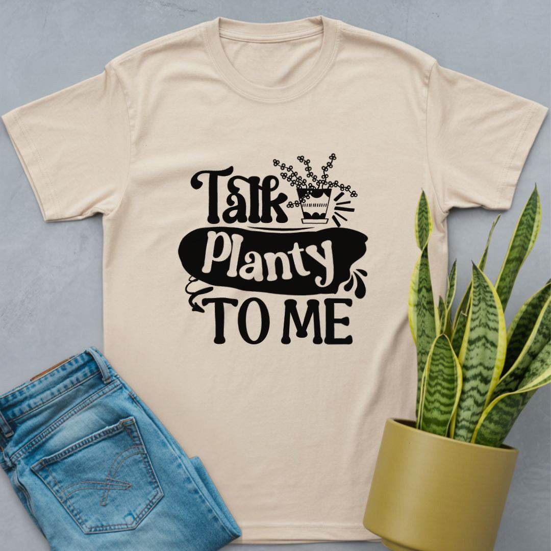 Talk Planty to Me Shirt Natural / S
