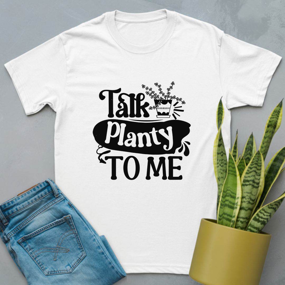 Talk Planty to Me Shirt White / S