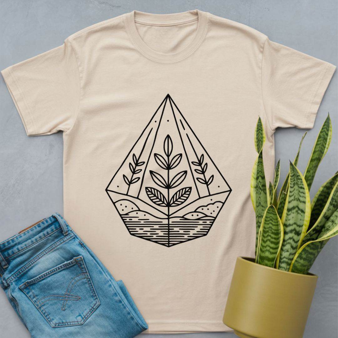Terrarium Line Art Shirt Natural / S