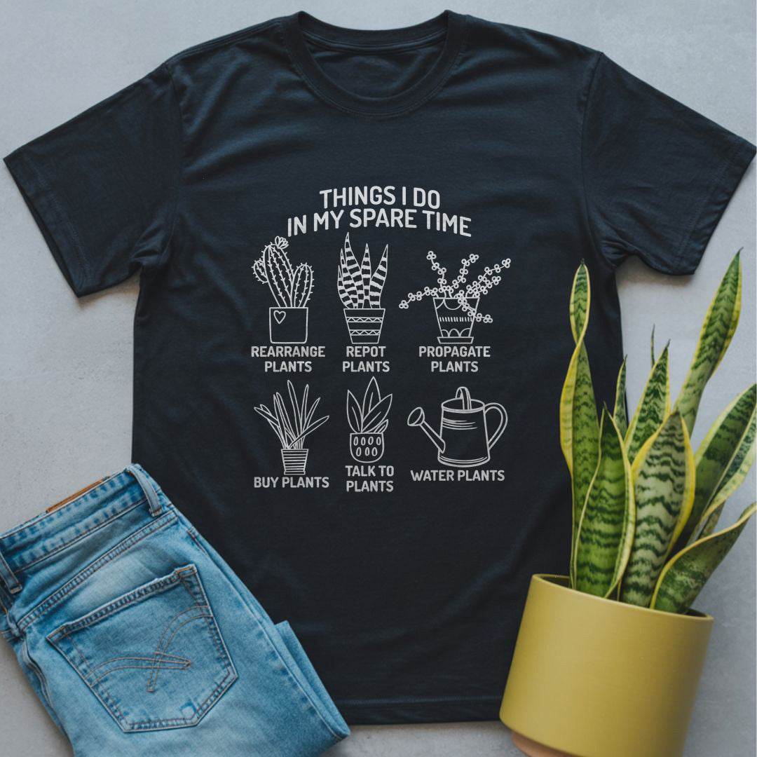 Things I Do in My Spare Time Shirt Black / S
