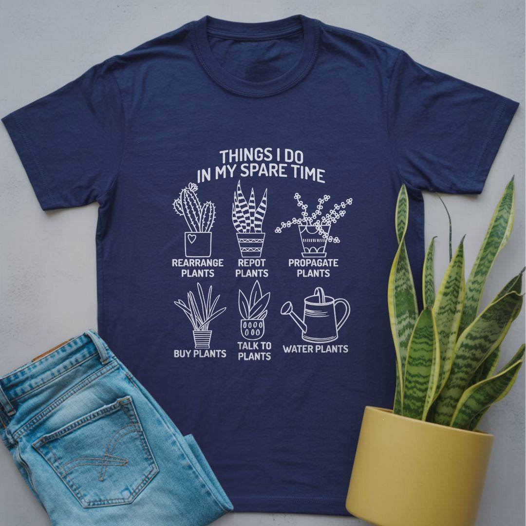 Things I Do in My Spare Time Shirt Navy / S