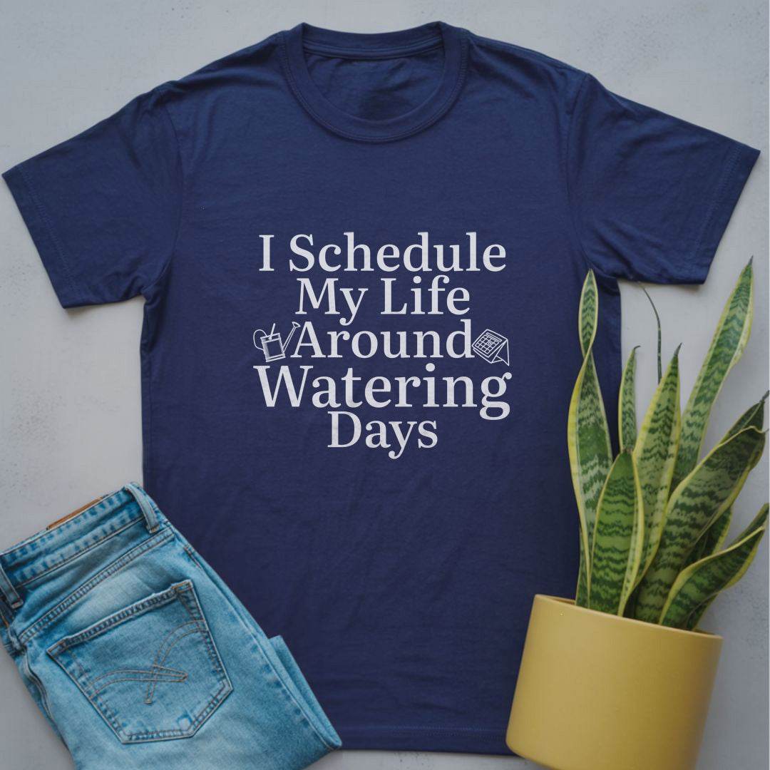 Watering Days Life Shirt Navy / S