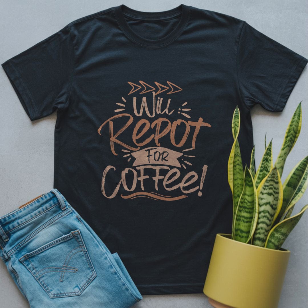 Will Repot for Coffee Shirt Black / S