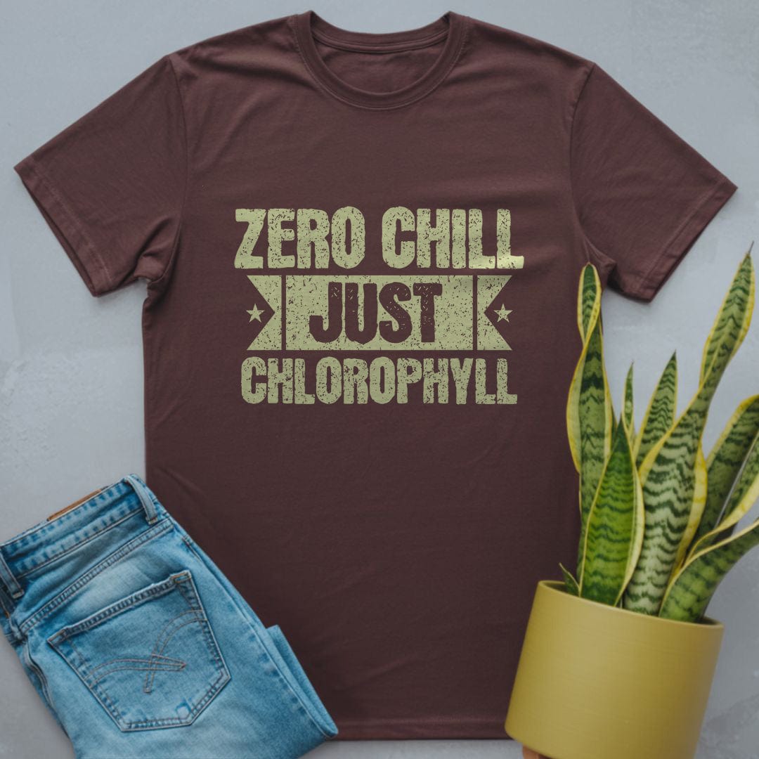 Zero Chill Just Chlorophyll Shirt Dark Chocolate / S