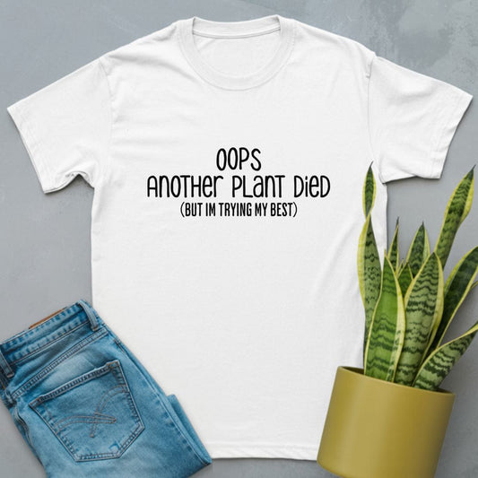 Another Plant Died Shirt White / S