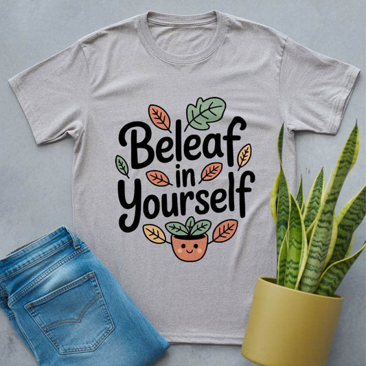 Beleaf in Yourself Shirt Sport Grey / S