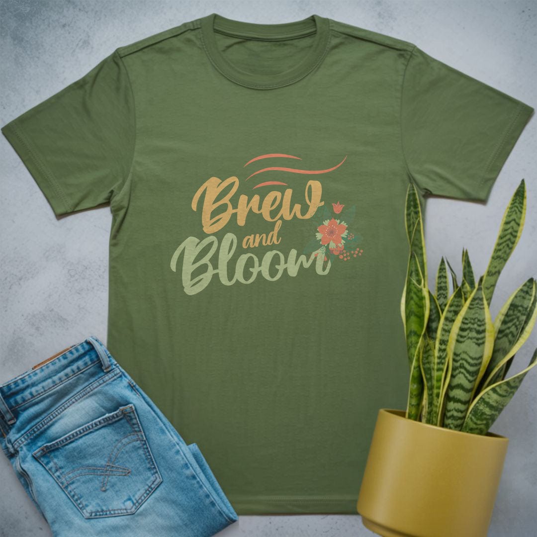 Brew & Bloom Shirt Military Green / S