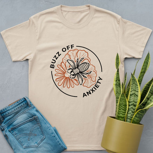 Buzz Off Anxiety Shirt Natural / S