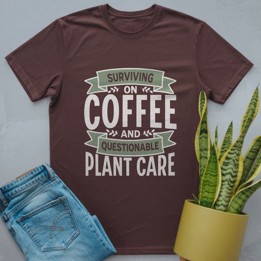 Coffee and Questionable Plant Care Shirt