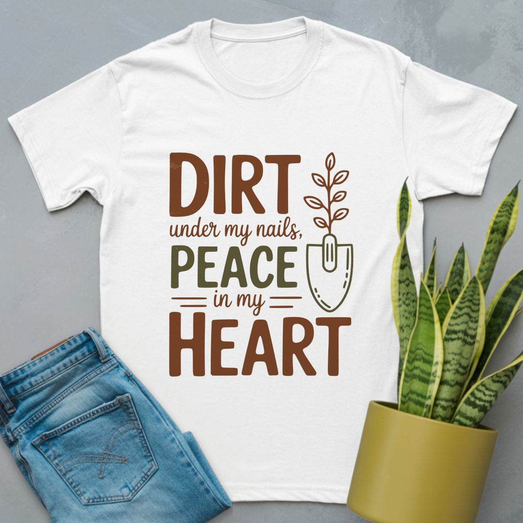 Dirt & Peace Colored Shirt White / S